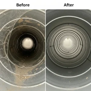 Duct Cleaning Before and After