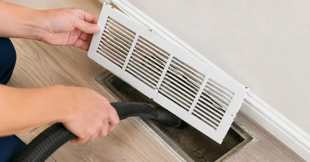 cleaning air vents